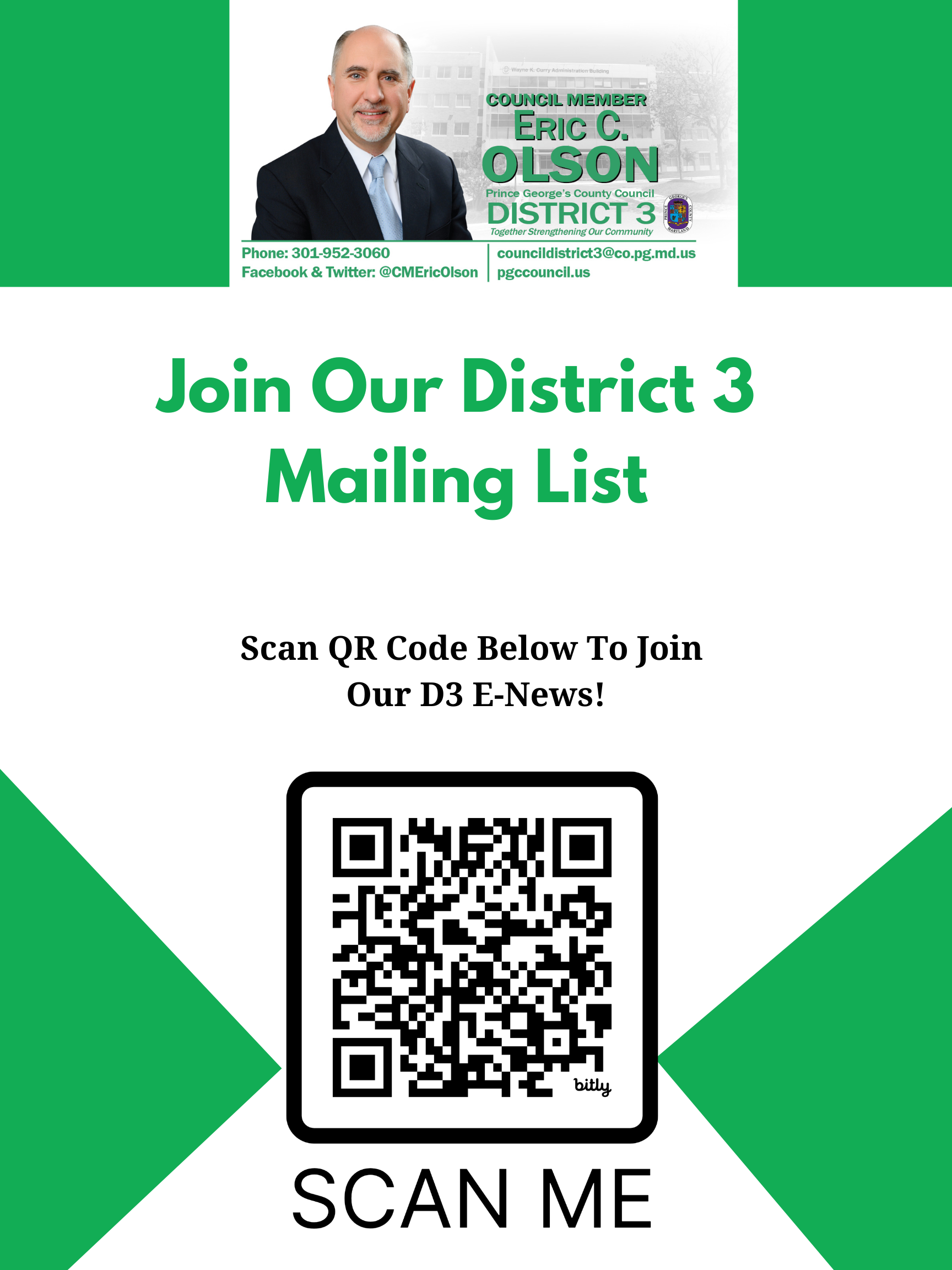 E-news QR code (flyer)