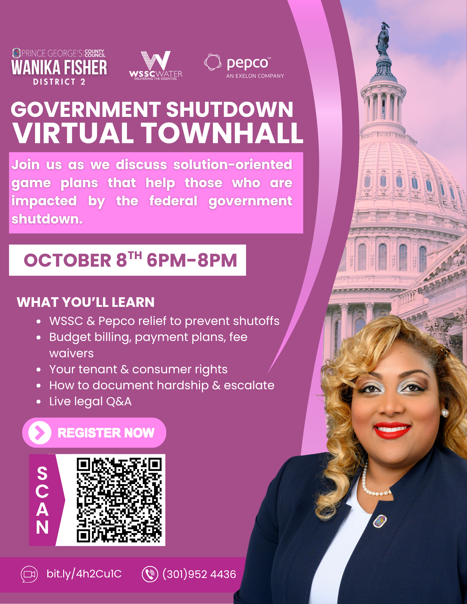 FisherGovtShutdownTownHallOct25