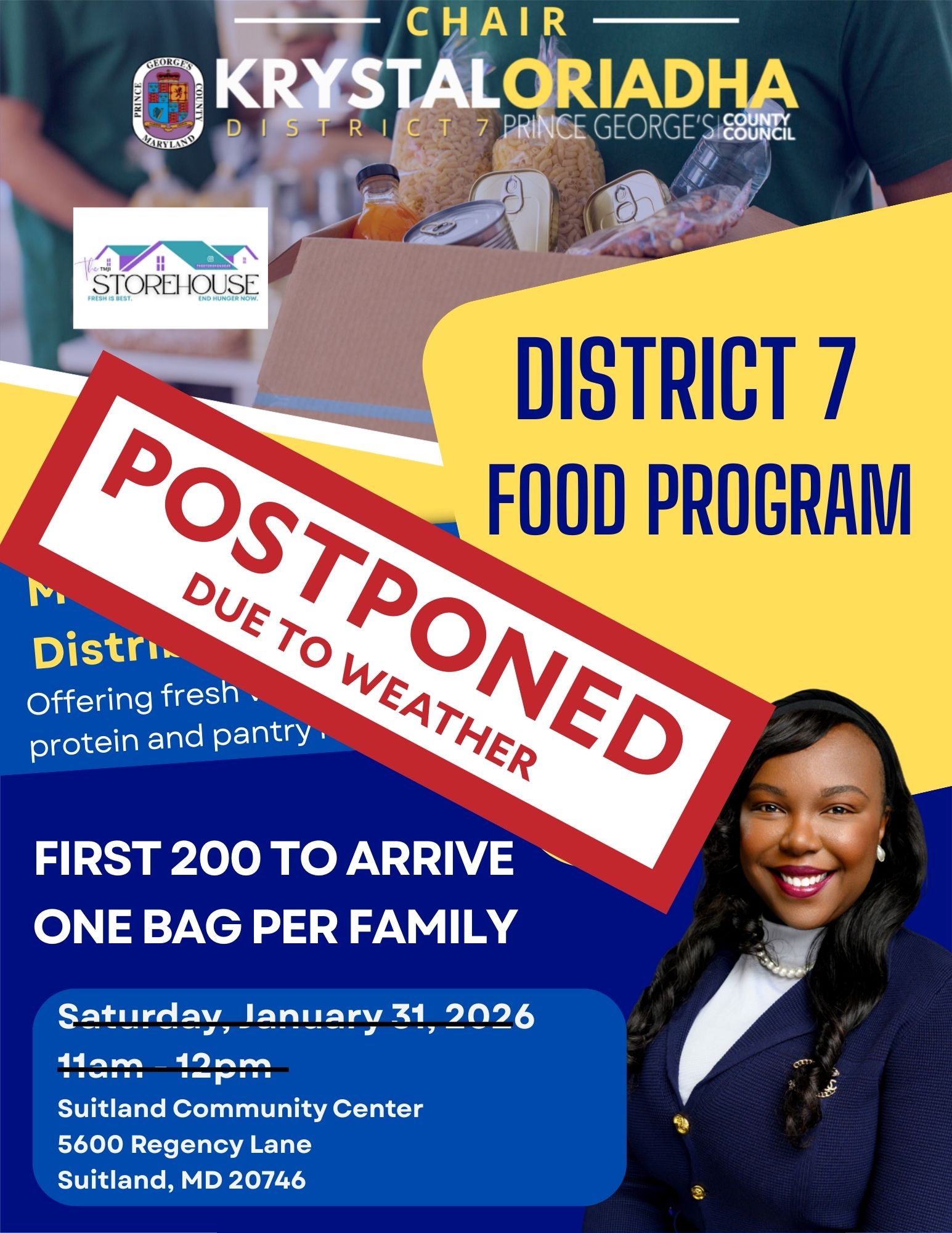 OriadhaD7FoodProgramLaunchPostponed