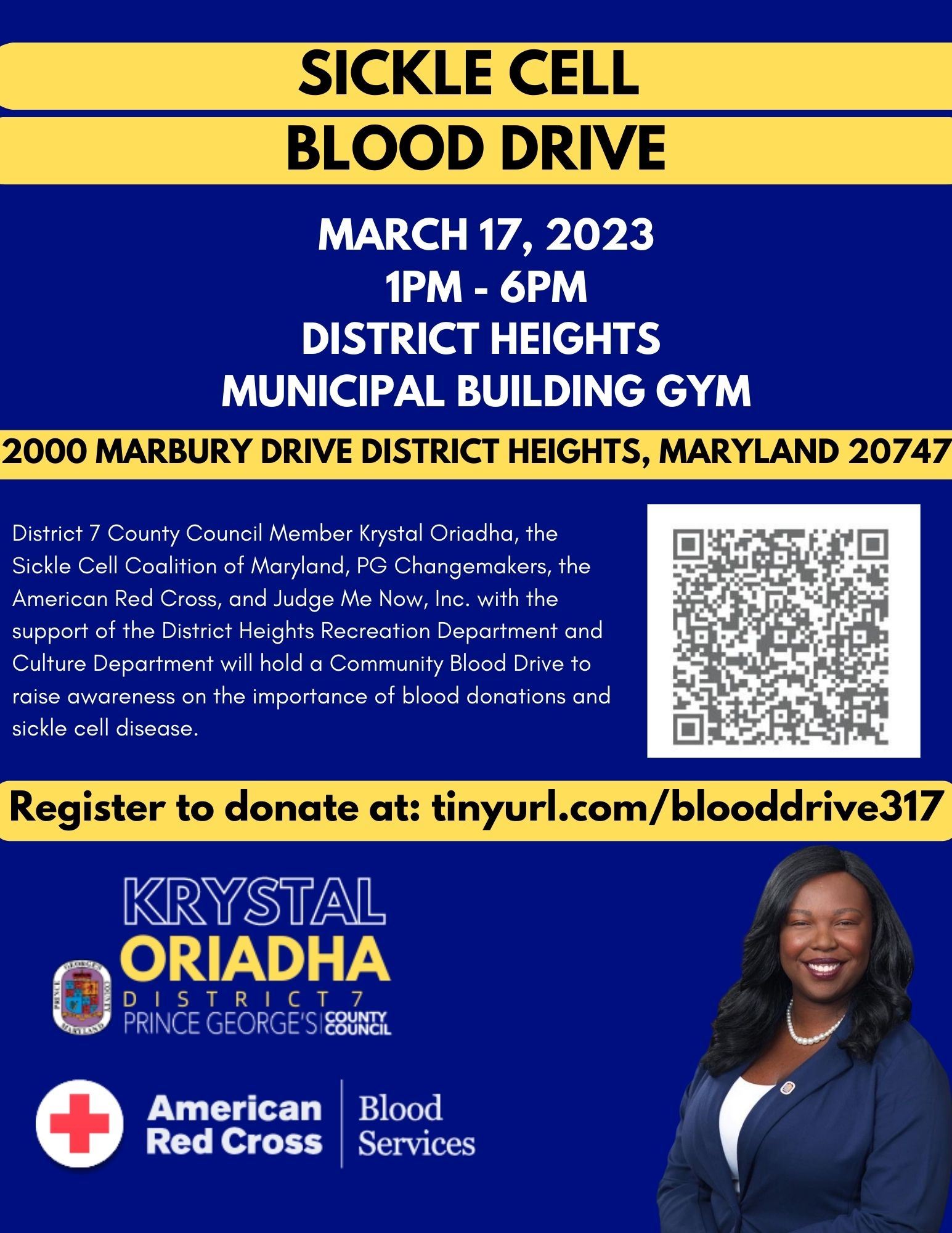 OriadhaSickleCellBloodDriveFlyer